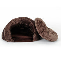 HKM-3462973 Removable and Washable Pet Nest for Cats and Dogs in Light Gray and Brown