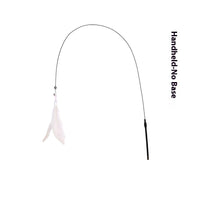 HKM-3463741 Suction Cup Cat Teaser with Bell and Replaceable Feather - Available in Multiple Colors