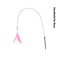 HKM-3463741 Suction Cup Cat Teaser with Bell and Replaceable Feather - Available in Multiple Colors