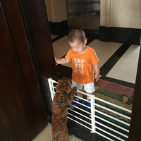 HKM-3464765 Telescopic Safety Gate for Pets and Children - Adjustable 50-120CM, Easy Installation, Sturdy Design