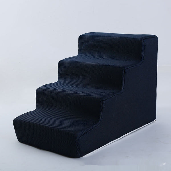 HKM-3466173 Pet Cat & Dog Stair Ladder - Folding Non-Slip Design, Multiple Colors & Sizes Available