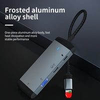 HKM-346643 4-in-1 USB 3.0 Docking Station Adapter for iPhone, iPad, and Laptop with PD Charging