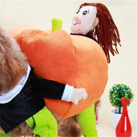 HKM-3467069 Cute Pet Halloween Pumpkin Costume for Autumn and Winter Wear
