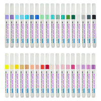 HKM-346707 48-Colour Acrylic Marker Set with Sponge Core Fibre Tip for Versatile Art Projects