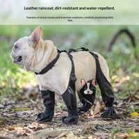 HKM-3467453 Outdoor Waterproof Pet Dog Shoes - Anti-Dirty Casual Footwear in Black, Size S, M, L