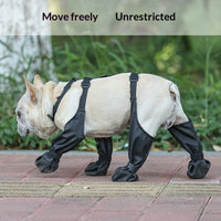HKM-3467453 Outdoor Waterproof Pet Dog Shoes - Anti-Dirty Casual Footwear in Black, Size S, M, L