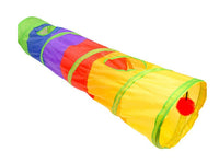 HKM-3467965 Extra Long Cat Tunnel - Foldable, Easy to Clean, 25 x 120 cm, Lightweight Design