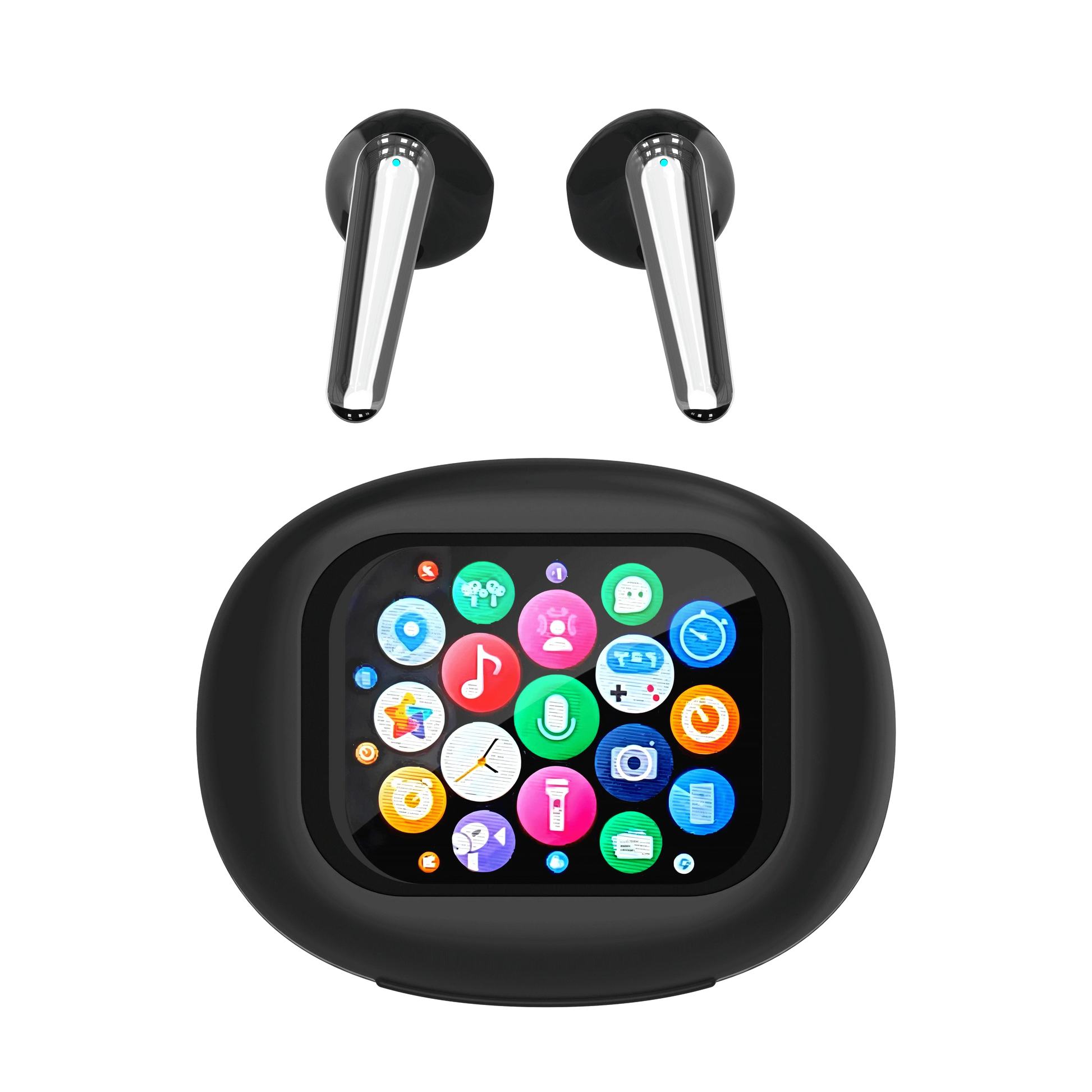HKM-346899 True Wireless In-Ear Sport Earbuds with LED Touch Screen and Digital Battery Indicator, JL Chipset for Gaming and Travel