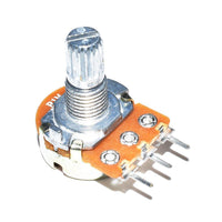 HKM-346963 Adjustable Dual Potentiometer 15-20mm, Single Connection, 300° Rotation Angle, 1-500k Ohm Options