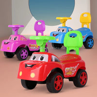 HKM-347027 Plastic Baby Swing Car for Outdoor Play - Ride On Toy for Infants and Toddlers (0-4 Years)