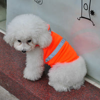 HKM-3472829 Reflective Safety Vest for Dogs - Fluorescent Yellow/Orange, Sizes S, M, L