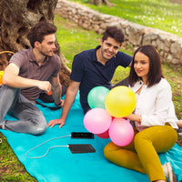 HKM-347283 20,000mAh Portable Power Bank with Dual USB Output and Type C Input for Convenient Charging