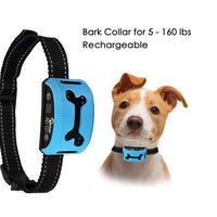HKM-3474109 Rechargeable Smart Induction Bark Collar with Sound, Vibration, and Shock Settings