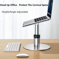 HKM-347411 Adjustable Car Laptop Stand with 360-Degree Rotation for Back Seat Use