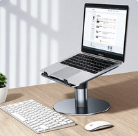 HKM-347411 Adjustable Car Laptop Stand with 360-Degree Rotation for Back Seat Use