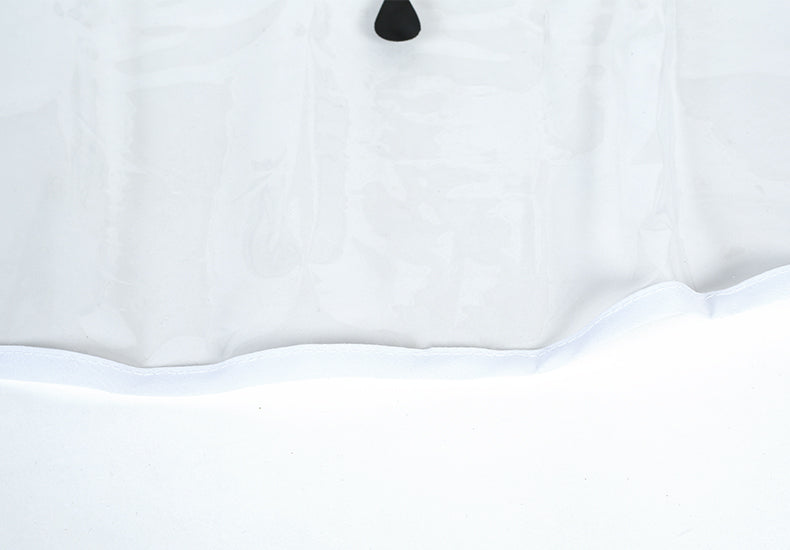 HKM-3476029 Transparent Waterproof Raincoat for Medium to Large Dogs - Sizes 3XL to 7XL