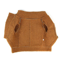 HKM-3479485 Punk Style PU Leather & Teddy Cashmere Dog Sweater for All Breeds
