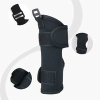 HKM-3481021 Pet Leg Support Protective Cover for Mobility Assistance - Black Traction Belt (Sizes S, M, L)