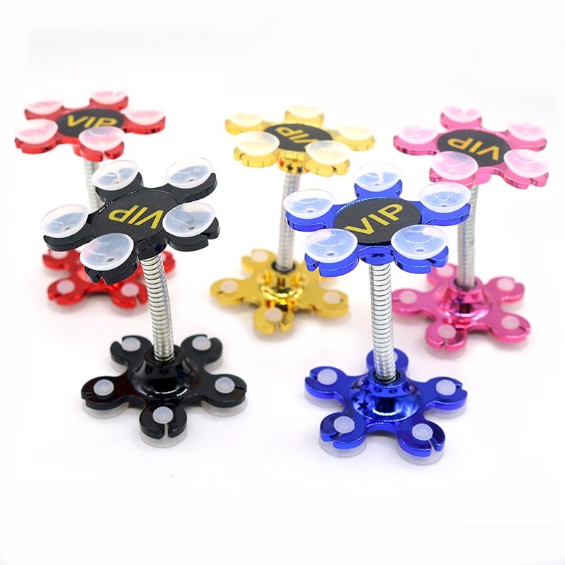 HKM-348115 Versatile Double-Sided Silicone Suction Phone Holder for Desk Use