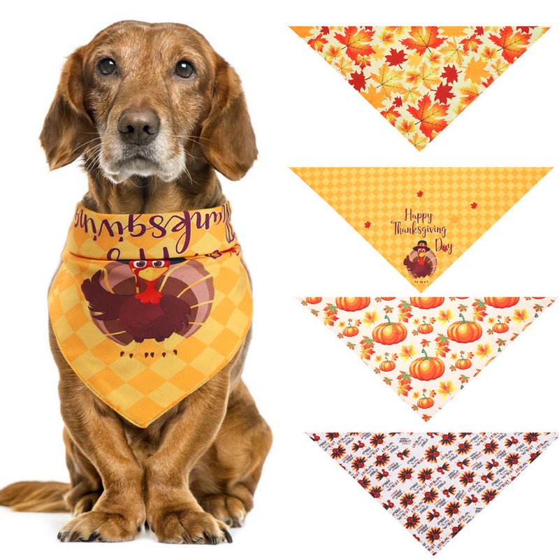 HKM-3481789 Thanksgiving Turkey Pet Costume for Small to Medium Pets - Fits Neck Circumference 25-48CM