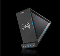 HKM-348371 Multifunctional Bluetooth Speaker with Mobile Phone Stand and Wireless Charging Capability