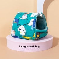 HKM-3484221 Warm Winter Bird Nest for Small Pets - Soft Cotton and Sponge with Various Designs