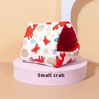 HKM-3484221 Warm Winter Bird Nest for Small Pets - Soft Cotton and Sponge with Various Designs