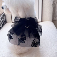 HKM-3484733 Princess Tulle Skirt for Pets ¨C Black Gauze Dog and Cat Clothing in Various Sizes