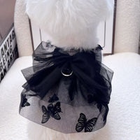 HKM-3484733 Princess Tulle Skirt for Pets ¨C Black Gauze Dog and Cat Clothing in Various Sizes