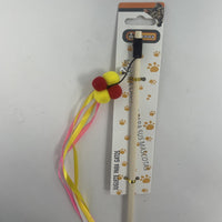 HKM-3484989 Interactive Cat Teaser Stick with Pole for Engaging Playtime