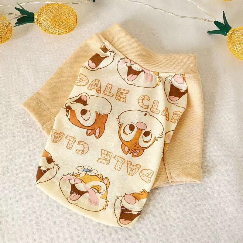 HKM-348499 Cartoon Dog Print Polyester Fiber Clothing for Pets