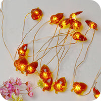 HKM-348499 LED Christmas Light String - 20 Lights, 2m Length, 3AA Powered, Adjustable Lamp Spacing