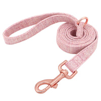 HKM-3486013 Personalized Anti-Lost Pet Dog Collar with Leash in Various Colors for Medium and Large Dogs