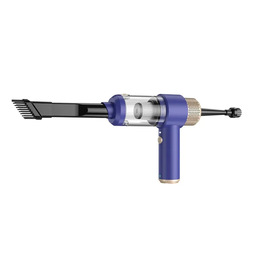 HKM-348627 3-in-1 Wireless Handheld Vacuum and Air Duster for Effective Car and Desktop Cleaning, 18-Minute Runtime, ABS Material