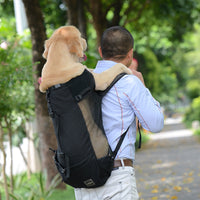 HKM-3486397 Adjustable Outdoor Shopping Backpack for Pets - Polyester, Medium to Soft Hardness, Multiple Sizes Available