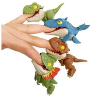 HKM-348691 Mini Finger Biting Dinosaur Fidget Toy for Kids Ages 5 and Up, Plastic Stress Relief Toy