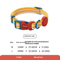 HKM-3487421 Retro Hand-Holding Rope Dog Collar Vest for Small and Medium-Sized Dogs