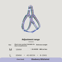 HKM-3487421 Retro Hand-Holding Rope Dog Collar Vest for Small and Medium-Sized Dogs