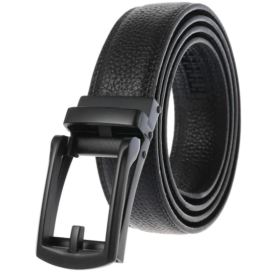 HKM-348755 Men's Genuine Leather Belt with Turquoise Inlay, Size 3.0, Model LY33-000015-5