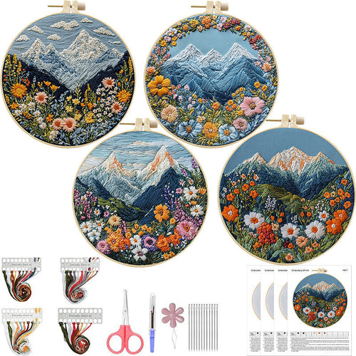 HKM-348883 DIY Embroidery Kit – Cartoon & Anime Modern Fabric Art Set