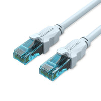 HKM-348947 Ice Blue Super Five Network Cable, RJ-45 Connector, Multiple Lengths Available
