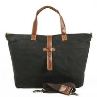 HKM-348947 Ladies Waxed Canvas Tote Shoulder Bag