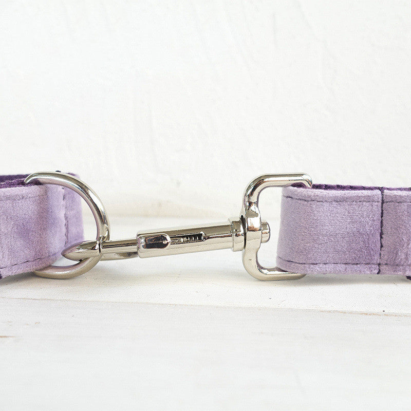 HKM-3489725 Light Purple Polyester Dog Traction Belt - Size XS to XL