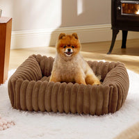 HKM-3489981 All-Season Warm Plush Pet Bed for Dogs and Cats - Multiple Colors Available