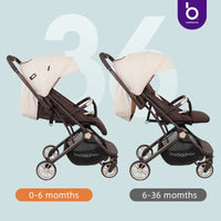 HKM-349075 Compact Baby Travel System with Easy Folding Stroller for 0-3 Years