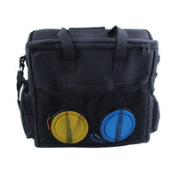 HKM-3492157 Portable Dog Food Carrying Shoulder Bag - 17L Travel Storage for Dogs, Gray or Black