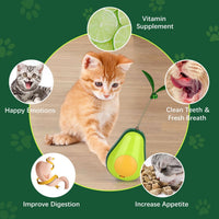 HKM-3493181 Catnip Feeder and Self-Grooming Cat Toy with Corner Massage Scraper for Indoor Cats