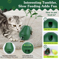 HKM-3493181 Catnip Feeder and Self-Grooming Cat Toy with Corner Massage Scraper for Indoor Cats