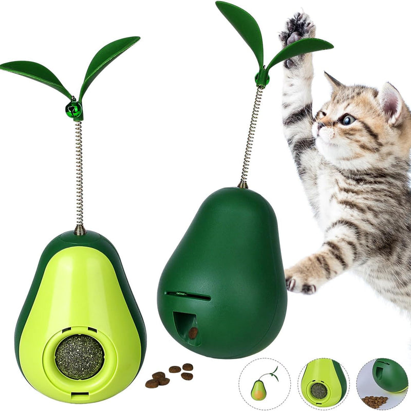 HKM-3493181 Catnip Feeder and Self-Grooming Cat Toy with Corner Massage Scraper for Indoor Cats
