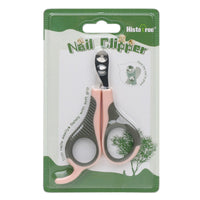 HKM-3493693 Portable Plastic Pet Nail Clipper - Sweet Peach Pink, Haze Blue, Olive Green